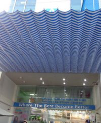 Mái xếp lượn sóng